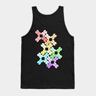 Bright and friendly rainbow pattern Tank Top